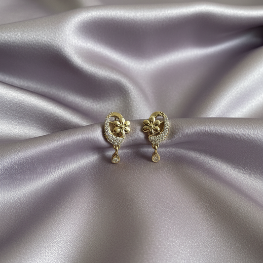 Modern Starburst Geometric Dangle Earrings