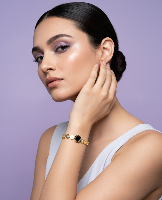 Geometric Modern Cuff Bracelet